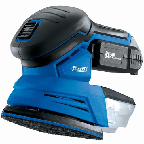 Draper D20 20V Tri-Base (Detail) Sander - Body Only