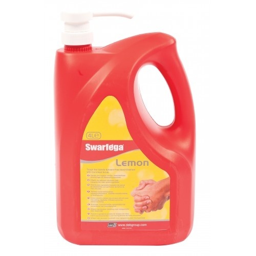 4Ltr Swarfega Lemon Pump Bottle