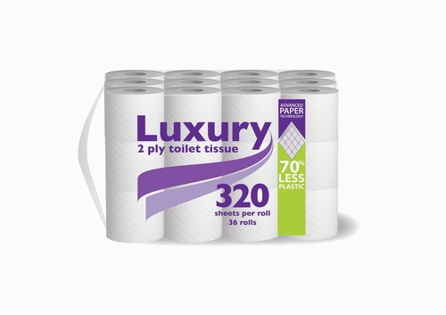 White Toilet Roll - 40 Rolls