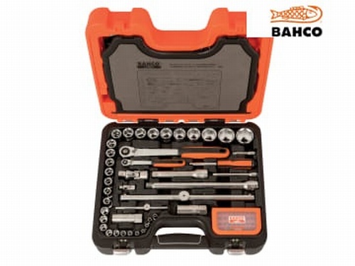 Bahco 95 Piece Mixed 1/4" & 1/2" Drive Socket & Mechanics Set
